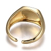 Brass Cuff Rings RJEW-I074-04-3