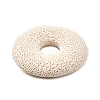 Natural Lava Rock Disc Big Pendants G-M203-12-2
