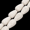 Natural Lava Rock Beads Strands G-G347-03J-2