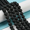 Natural Black Onyx Beads Strands G-D710-8mm-06-4