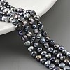 Dyed Natural Cultured Freshwater Pearl Beads Strands PEAR-A006-03B-2