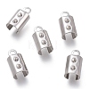 Tarnish Resistant 304 Stainless Steel Folding Crimp Ends LS-STAS-L262-04A-P-1