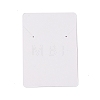 Rectangle Paper Necklace Display Cards CDIS-C004-05G-2