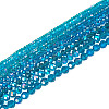 11 Strands 11 Styles Electroplate Glass Beads Strands EGLA-TA0003-05-2