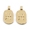 Brass Pendants KK-O140-20G-12-2