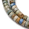 Natural Yellow Turquoise(Jasper) Beads Strands G-L624-I05-2x4mm-4