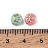 Plating Opaque Acrylic Beads AC-CBA529B-06-3