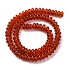 Natural Carnelian Beads Strands G-NH0030-01-3