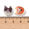 Spray Painted Alloy Beads FIND-Z109-01D-3