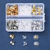 328Pcs 5 Style Brass & Plastic & 304 Stainless Steel Ear Nuts FIND-FS0001-86-7
