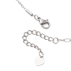 2.5MM 304 Stainless Steel Column Link Paperclip Chain Necklaces NJEW-JN05832-5