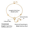 304 Stainless Steel Hollow Flower Pendant Tassel Y Chain Necklaces for Women KY1138-7