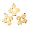 Ion Plating(IP) 316L Surgical Stainless Steel Pendants STAS-D078-25G-2
