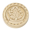 Christmas Series Wax Seal Brass Stamp Head AJEW-M037-01G-19-2