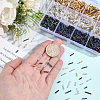 2160Pcs 9 Styles Glass Twisted Bugle Beads SEED-PA0001-28-3