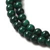 Natural Malachite Beads Strands G-B090-A06-01-4