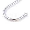 Stainless Steel S-Hook Clasps STAS-WH0014-50P-2