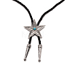 Star Lariat Necklace for Men Women NJEW-WH0011-05AS-2