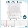 1 Yard Glass Beaded Tassel Ribbon DIY-FG0010-38C-2