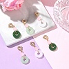 6Pcs 3 Styles Glass Pendant Decorations HJEW-YW00552-4