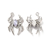 Glass Spider Pendant PALLOY-K001-067P-04-1