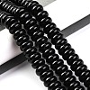 Natural Black Agate(Dyed & Heated) Beads Strands G-G177-F01-02-1