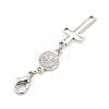 Alloy Cross Pendant Decorations HJEW-JM04631-5