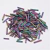 Glass Bugle Beads SEED-E001-9mm-83#-3