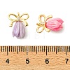 3Pcs 3 Colors Dyed Natural Shell Pendants PALLOY-JF05411-3