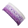 8Pcs Glass Seed Beads Stretch Bracelets for Women BJEW-MZ00270-4