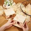 AHANDMAKER Pine Wood Hamster House DIY-GA0001-67-3