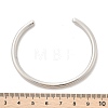 Non-Tarnish 304 Stainless Steel Simple Thin Cuff Bangles BJEW-P296-02P-3