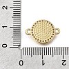 Religion Brass Micro Pave Clear Cubic Zirconia Connector Charms KK-G602-07G-05-3