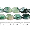 Natural Striped Agate/Banded Agate Beads Strands G-Q182-01I-5