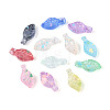 Transparent Spray Painted Acrylic Pendants ACRP-T011-07M-2