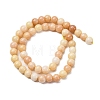 Ombre Effect Dyed Glass Beads Strands GLAA-T031-01O-07-3