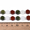 Natural Canada Jade & Red Jasper & Rainbow Moonstone Beads Strands G-T144-17A-01-5