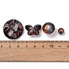 Two Tone Transparent Acrylic Beads OACR-Z041-12-4