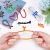 24Pcs 24 Style Reusable Silicone Cable Tie AJEW-CP0001-94-3