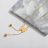 201 Stainless Steel Lariat Necklaces for Women WG43AF7-03-1