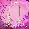 SHEGRACE Brass Dangle Earrings JE722B-1-4