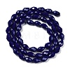 Opaque Solid Color Imitation Jade Beads Strands EGLA-N013-P10mm-D03-2