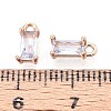 Transparent Glass Charms GLAA-T007-13H-3