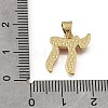 Brass Enanel Pendants KK-C262-04G-4