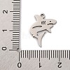 Non-Tarnish 201 Stainless Steel Pendants STAS-U016-08P-02-3