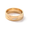 Two Tone 201 Stainless Steel Leaf Wrap Finger Ring for Women RJEW-I089-48B-2