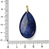 Natural Lapis Lazuli Pendants G-B188-01G-06-3