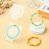 4Pcs Clear Acrylic Slant Back Single Bracelet Bangle Display Stands AC-FS5191-01C-7