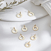 8Pcs Brass Charms KK-LP0001-85O-1
