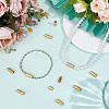 12Pcs Stainless Steel Screw Clasps STAS-BC0004-25B-4